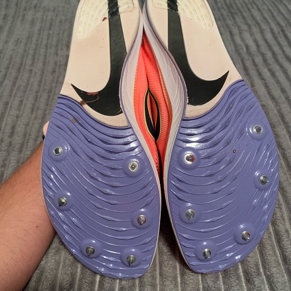 Size 9 - lightly worn Nike ZoomX Dragonfly Bright Mango 2020 - Picture 9 of 13